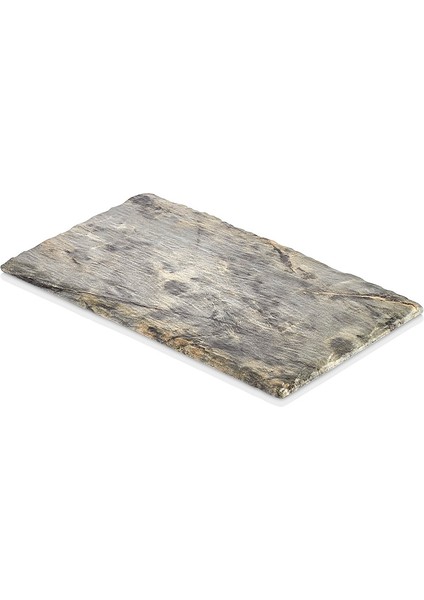 47014.RM - Royal Marble Arduvaz Efektli 12'li Sunum Pano Seti 26,5X16,2 Cm, Thermoset Melamin