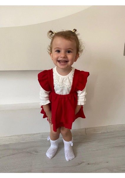 Kırmızı Kurdale Detaylı Elbise modelleri