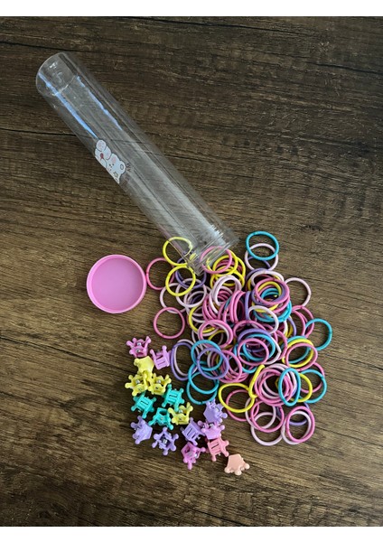 1 Paket Bebek Çocuk Kutulu Renkli Ince Lastik Mandal Havlu Saç Boncuğu Toka Seti Y2K Kpop Kore indirimleri