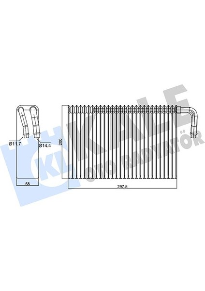 Evaporator Bmw E39 E53 Range Rover 3 Vogue L322 02>12