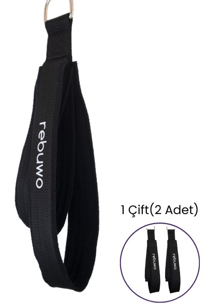 Pilates Elcik Reformer Yoga Pilates Tutma Aparatı (Siyah)– Kadife Kumaş & Metal D Tokalı (1 Çift) modelleri