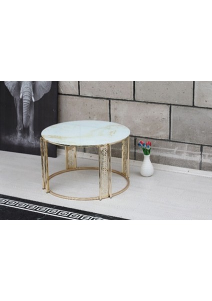 Papatya Orta Sehpa 2 Borulu Lazer demonte shp 505