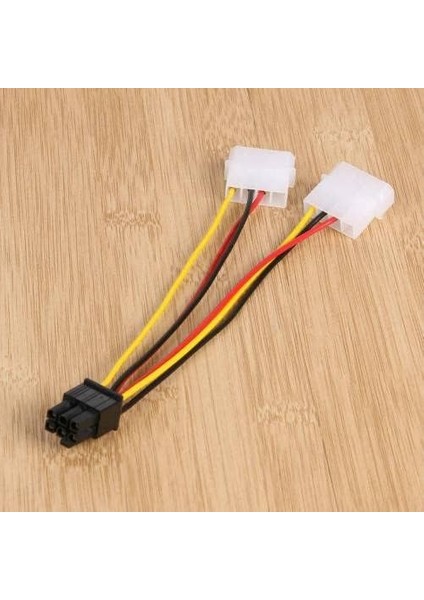 6 Pin Power Kablo 6 Pin To 2 Molex Pcıe Ekran Kartı Güç 6pin fiyatları