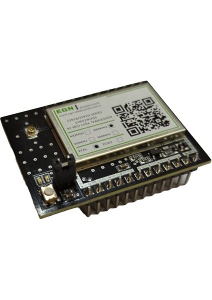 STR28CSH4 433MHZ Rf Mcu+Lora Transceiver Modülü (STM32WLE5X, +20DBM Rf Çıkış Gücü, Saw Filtre, Rf Ekran, U.fl Rf Konnektör)