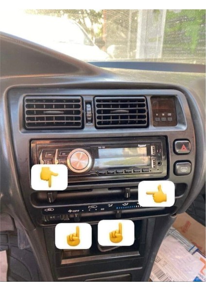 Toyota Corolla Efsane Kasa Kalorifer Düğmeleri 93-99 Uyumlu modelleri