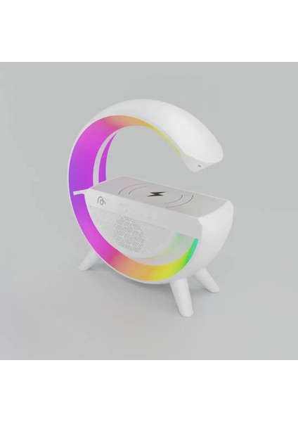 Kablosuz, USB Bağlantılı, Ekstra Uzun Pil Ömürlü, 7 Renk Seçenekli Ambiyans Işığı,telefon Şarj Standı BT2301 (5256)