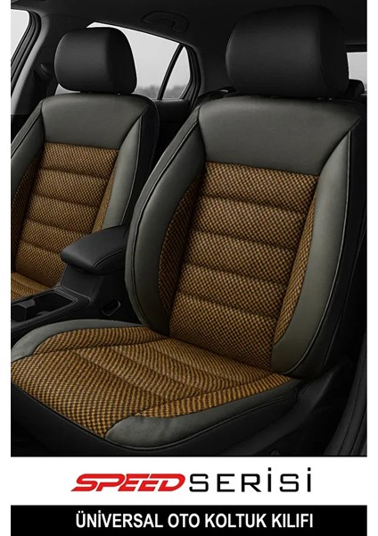 Lada Priora I Combi (Facelift 2013) 1.6 (98 Hp) 2014 Uyumlu Jakar Acıkahve Oto Kılıfı Tam Set