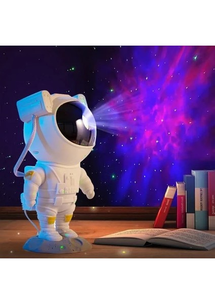 Astronot, Galaksi, Projektör, Uzaktan Kumandalı, Gece Lambası Bwr-47 (5256)