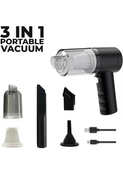 Mini Şarjlı Araç Süpürgesi AS-228 (5256)