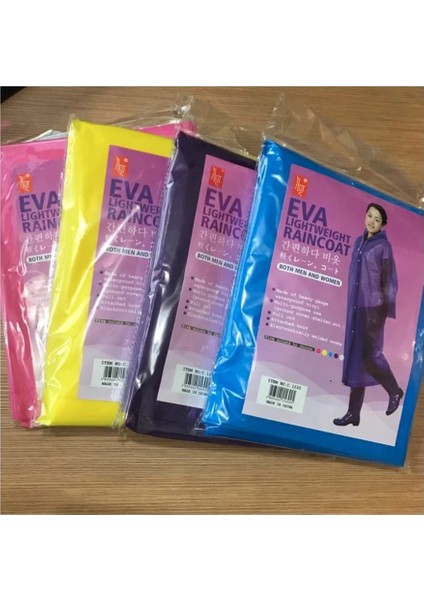 Kadın Erkek Yağmurluk Kapüşonlu Çıtçıtlı Eva Raincoat (5256) indirimleri
