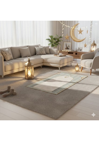 Seccade Diz Ağrıtmayan Yumuşak Halı Seccade Namazlık