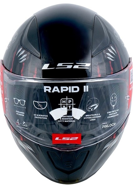 Rapıd Iı Motosiklet Kaskı FF353-CLAW-BLACK fiyatları