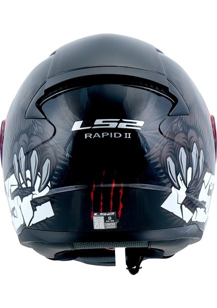 Rapıd Iı Motosiklet Kaskı FF353-CLAW-BLACK fırsatları