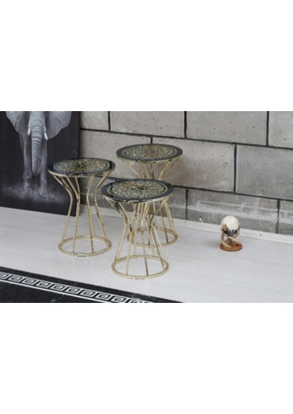 Kumbaks 3 Lü Zigon sehpa shp 502