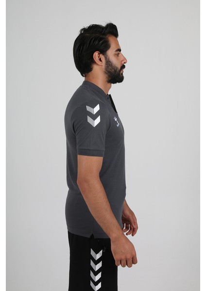 Tff Hakem Armin Pamuklu Bebe Yaka Tişört Antrasit L fiyatları