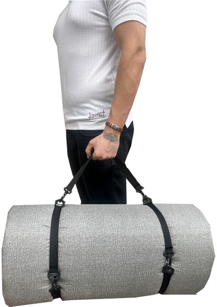 Kamp Yatağı Taşıma ve Omuz Askılı Kamp Matı Fermuarlı Kamp Minderi Çadır Matı 70X180X6CM-GRİ modelleri