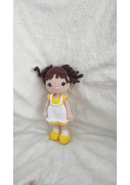 Amigurumi Miniş Bebek Kız Çocuk Bebek Oyuncak Örgü/organik Oyuncak
