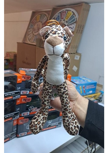 30 cm Asılabilir Elleri Vantuzlu Oyuncak Peluş Leopar modelleri