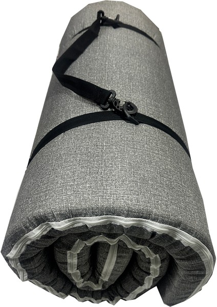 Vip Kamp Yatağı Omuz ve Taşıma Askılı Kamp Matı Fermuarlı Kamp Minderi Çadır Matı 70X180X6CM