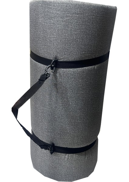 Vip Kamp Yatağı Omuz ve Taşıma Askılı Kamp Matı Fermuarlı Kamp Minderi Çadır Matı 70X180X6CM