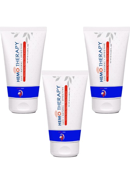 Hemo Therapy 3 Adet Iskoç Karaağaç Özlü Bağsur Kremi 50 ml