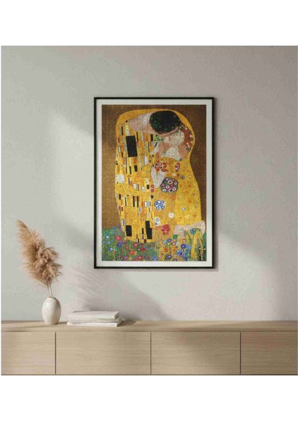Gustav Klimt The Kiss Öpücük 1000 / 500 / 255 / 120 Parça Ahşap Puzzle (Mdf) Yapboz fiyatları