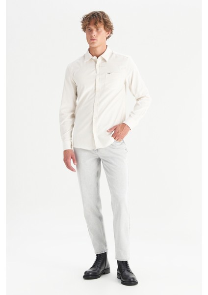 %100 Pamuk Regular Fit Normal Kesim Klasik Yaka Cepli Kadife Gömlek fiyatları