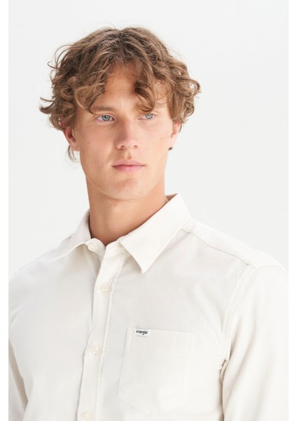 %100 Pamuk Regular Fit Normal Kesim Klasik Yaka Cepli Kadife Gömlek fırsatları