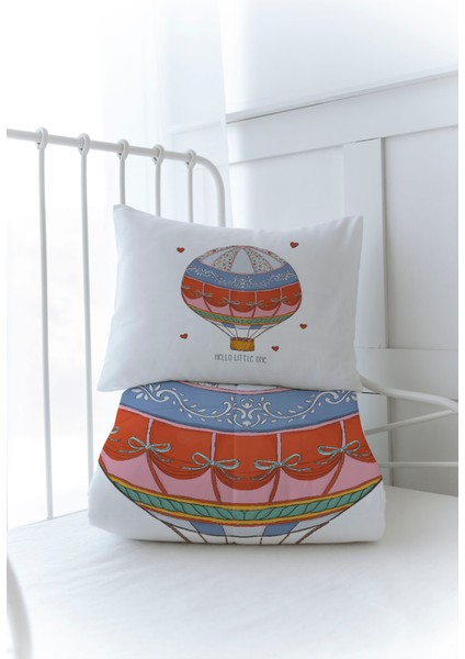 Organik Baskılı Montessori (100X200) Yorgan Seti - Zezig x Royal Series - Pink modelleri