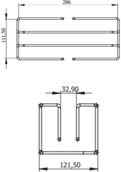 Gold Dikdörtgen Ekmek Sepeti Şık,ekmeklik Bej Kanvas Kumaş-Çok Amaçlı Metal Paslanmaz fiyatları