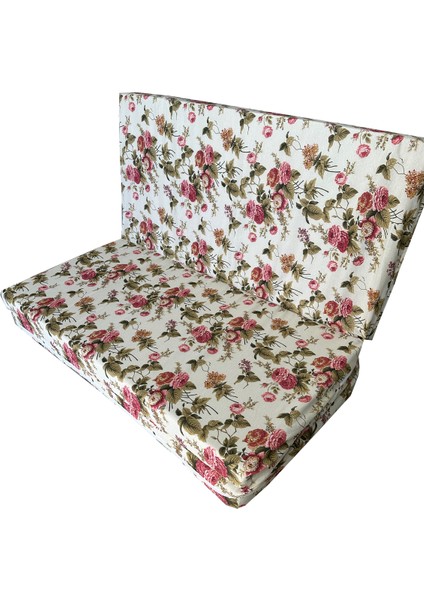 Şark Köşesi Minderi Büyük Ölçü Katlanır Sünger Yatak 120X195X8 Cm-Ingiliz Gülü-Çift Kişilik Yatak fiyatları