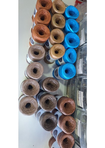 Renkli Ilmekler Yıkanabilir Rafya Ipi modelleri