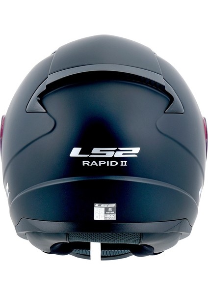 Rapıd Iı Motosiklet Kaskı FF353-SOLID-MATT-BLACK fırsatları