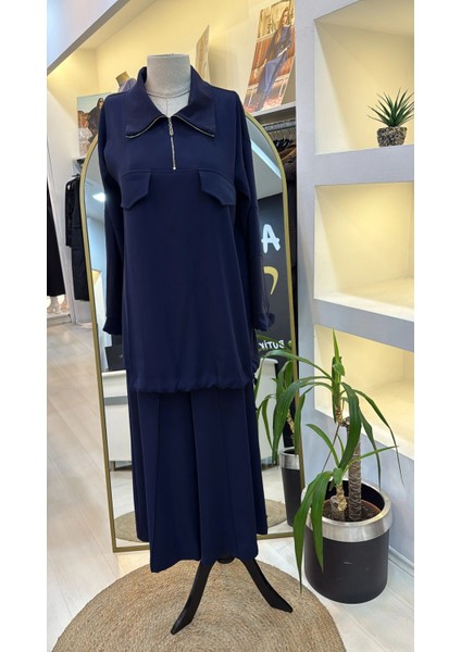 Pantolonlu Takım 38008 Lacivert