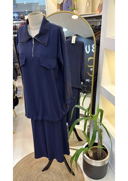 Pantolonlu Takım 38008 Lacivert modelleri