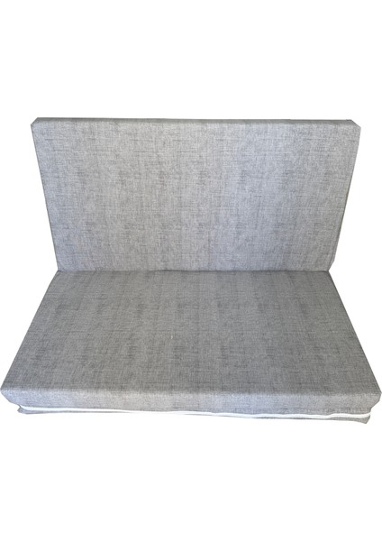 Şark Köşesi Minderi Büyük Ölçü Katlanır Sünger Yatak 120X195X8 Cm-Gri-Çift Kişilik Yatak