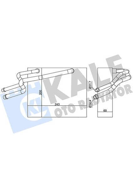 Evaporator Kubıstar-Renault Clıo-Kangoo