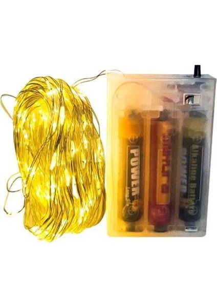 10 Metre Gün Işığı (Sarı) 3 Pilli Fonksiyonlu Peri LED fiyatları