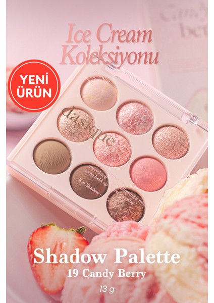 Mat ve Işıltılı Renk Seçenekleri Sunan Far Paleti Dasıque Shadow Palette (#19 Candy Berry)