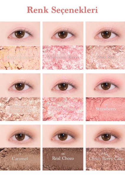 Mat ve Işıltılı Renk Seçenekleri Sunan Far Paleti Dasıque Shadow Palette (#19 Candy Berry) modelleri