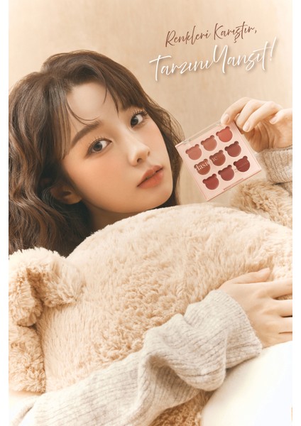 9 Renkli Ruj & Allık Paleti Dasıque Mood Painting Lip & Cheek Palette (#05 Cozy Bear) indirimleri