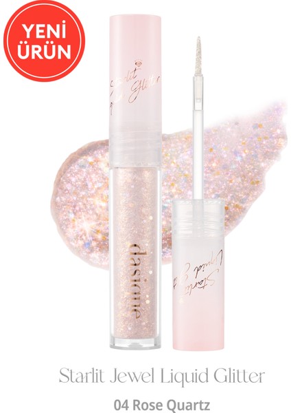 Inci Işıltılı Likit Glitter Dasıque Starlit Jewel Liquid Glitter (#04 Rose Quartz)