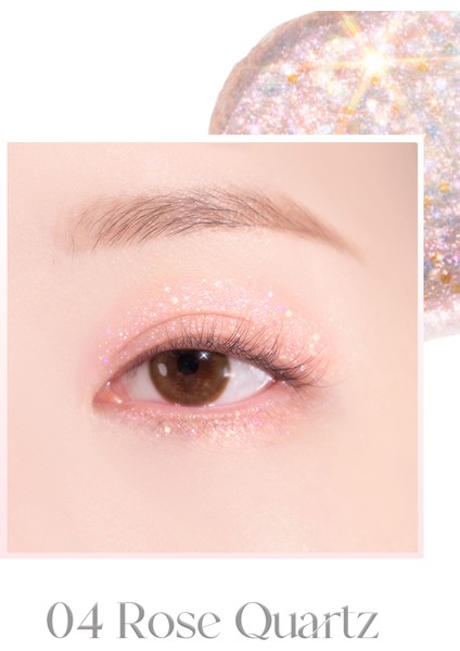 Inci Işıltılı Likit Glitter Dasıque Starlit Jewel Liquid Glitter (#04 Rose Quartz) fiyatları