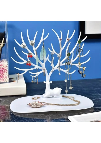Beyaz Geyik Model Takı Düzenleyici Organizer | Takı Standı modelleri