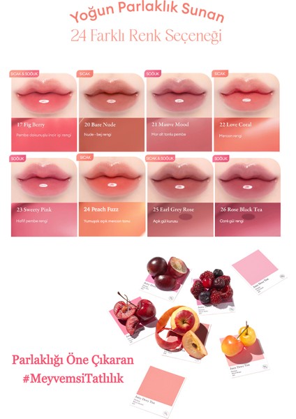 Yoğun Parlaklık ve Canlı Renkler Sunan Kalıcı Tint Dasıque Juicy Dewy Tint (#02 Melon Sherbet) indirimleri