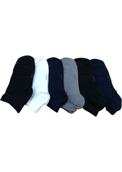 6 Lı Royam Bolero Bambu Erkek Dikişsiz Patik Çorap 41-45 No
