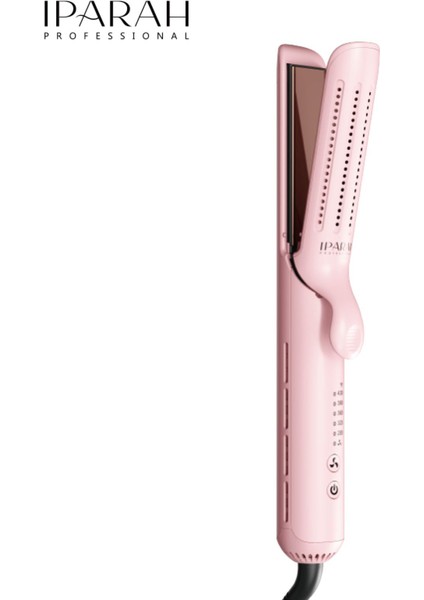 P 118 Titanyum Bukle ve Düzleştirici, Pembe, Saç Şekillendirici