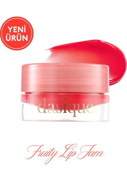 Yoğun Parlaklık Sunan, Meyve Renklerinde Kavanozda Dudak Balmı Dasıque Fruity Lip Jam 04 Apple Jam