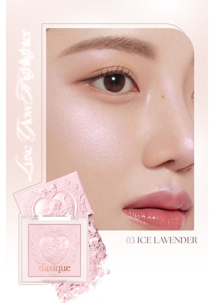 Inci Taneleriyle Yoğun Işıltı Sunan Özel Tasarımlı Aydınlatıcı Dasıque Luxe Glow Highlighter (#03 Ice Lavender) fiyatları