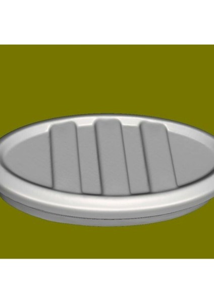 Oval Boru Için Tapa 75X36 mm